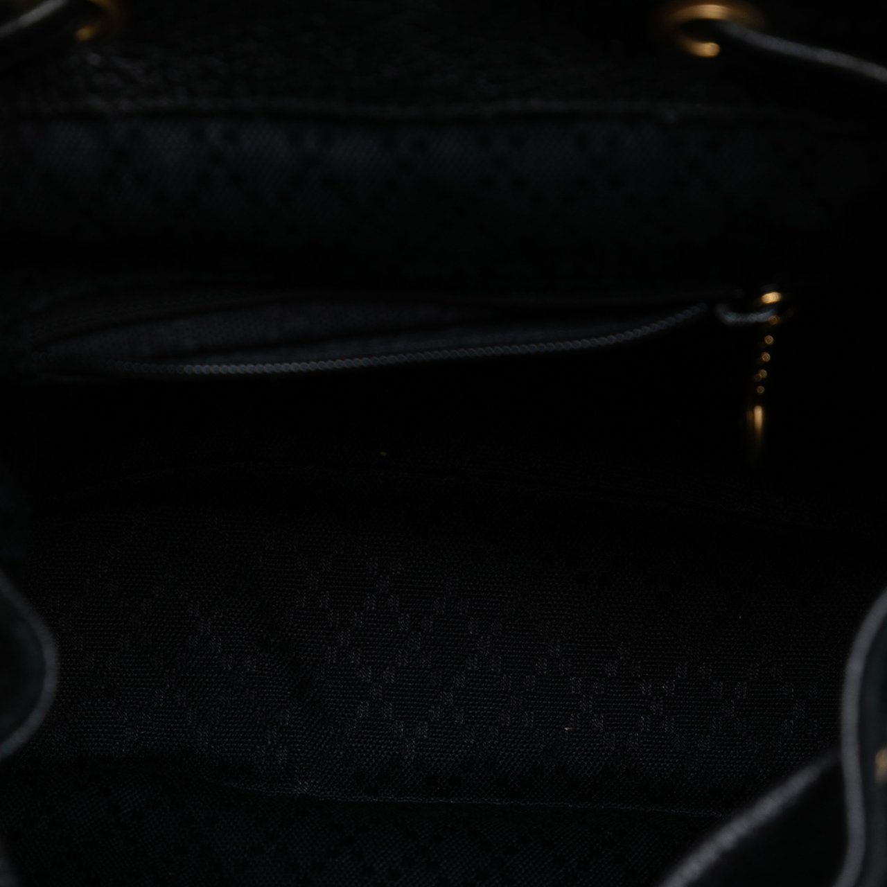 Gucci Suede Bamboo Backpack Zwart