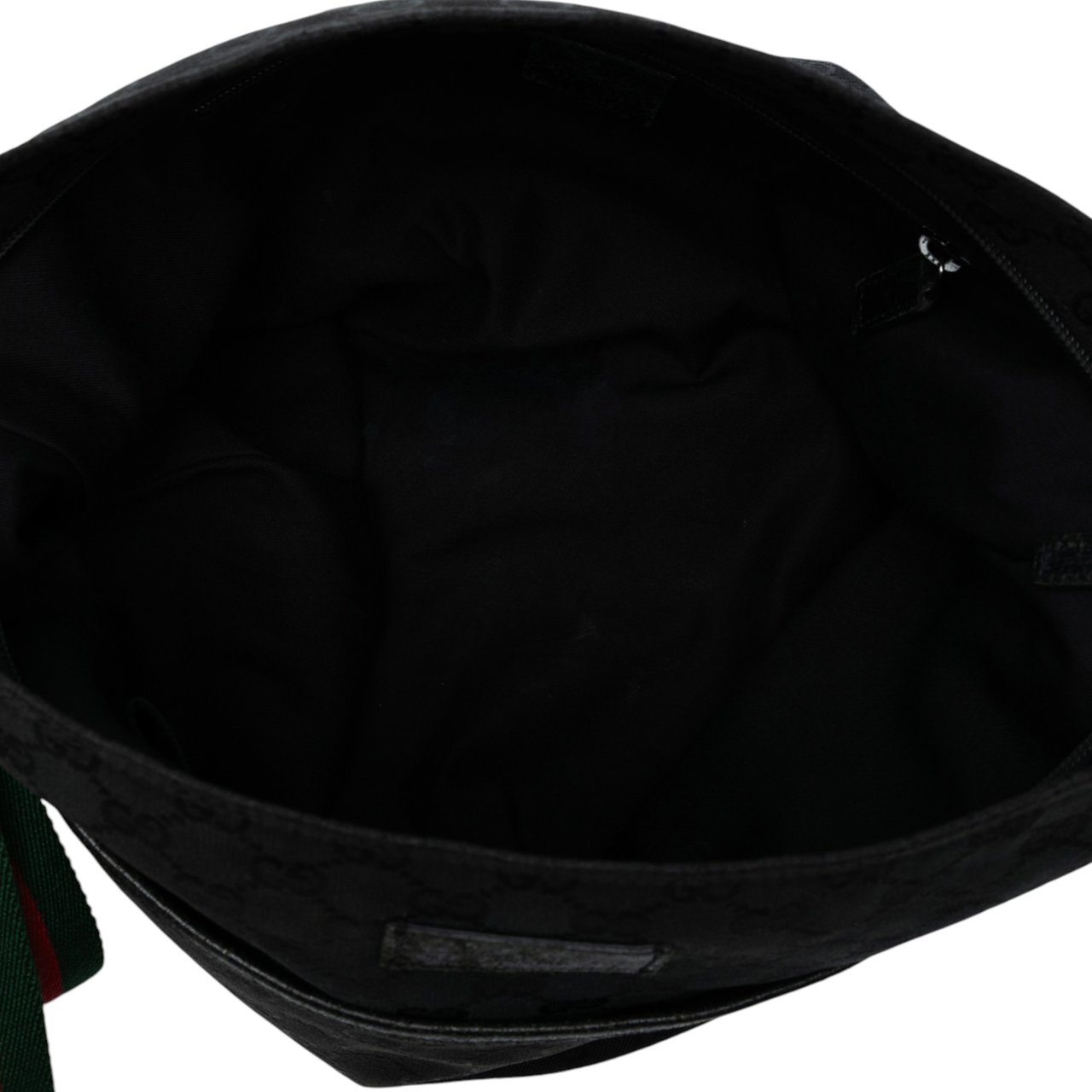 Gucci GG Canvas Web Crossbody Zwart