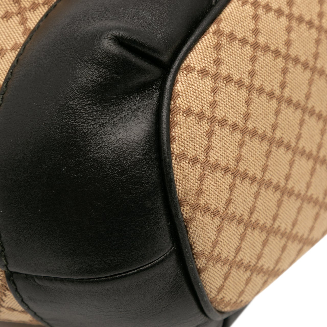Gucci Diamante Canvas Sukey Satchel Bruin
