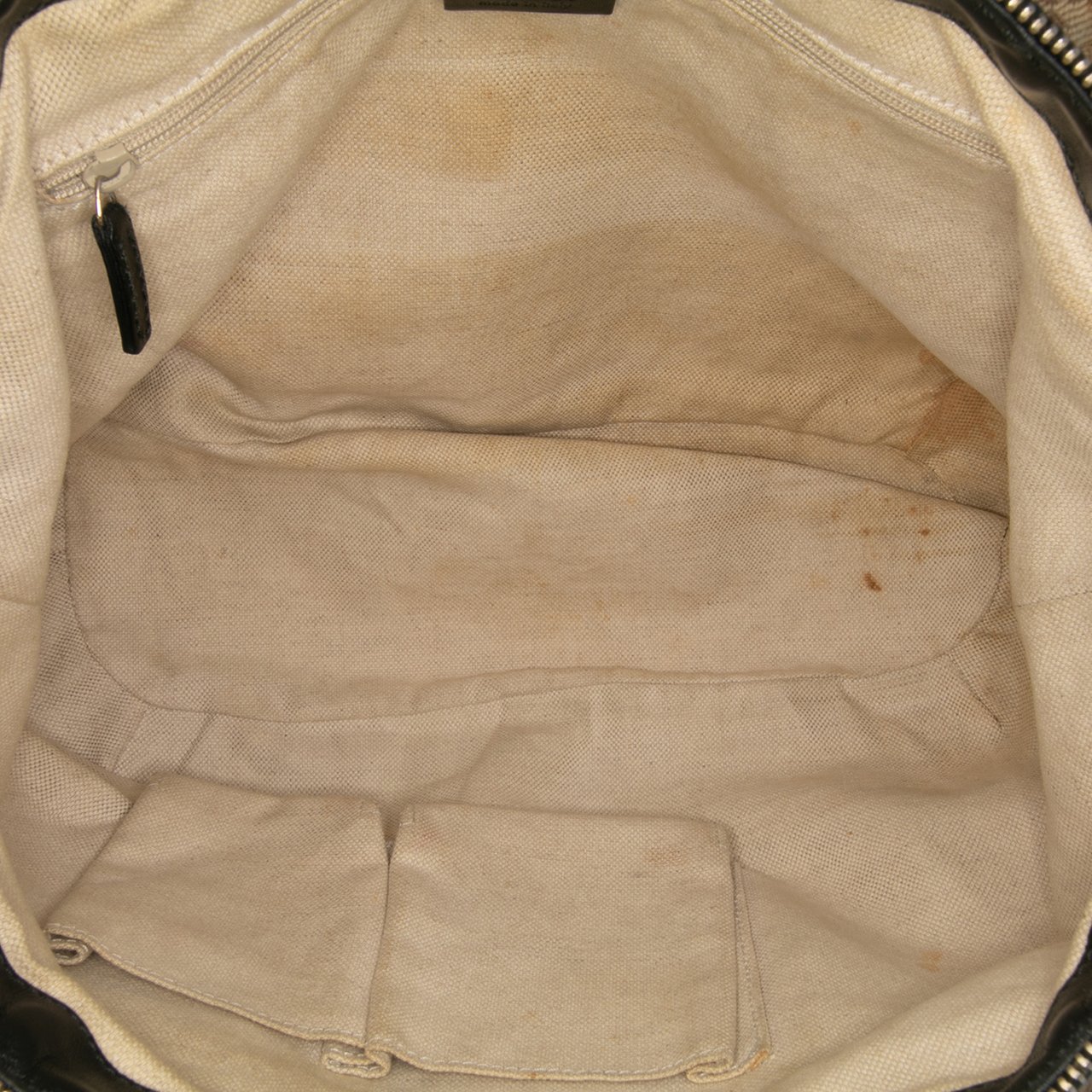 Gucci Diamante Canvas Sukey Satchel Bruin