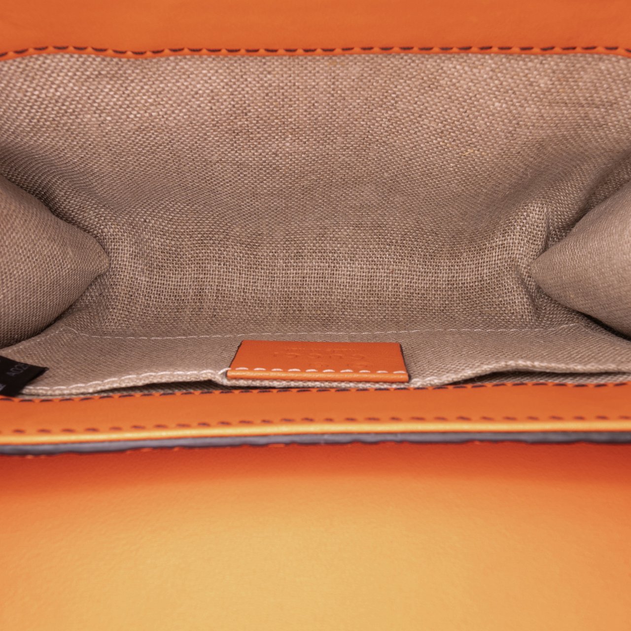 Gucci Mini Microguccissima Emily Crossbody Oranje