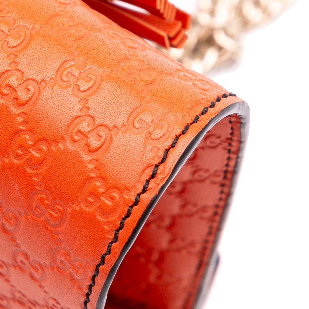 Gucci Mini Microguccissima Emily Crossbody Oranje
