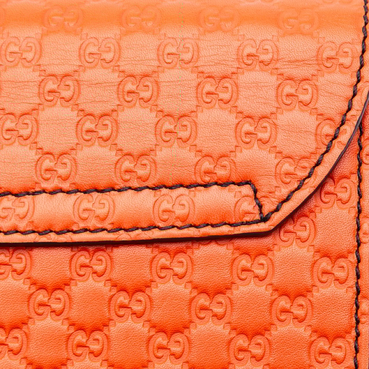 Gucci Mini Microguccissima Emily Crossbody Oranje