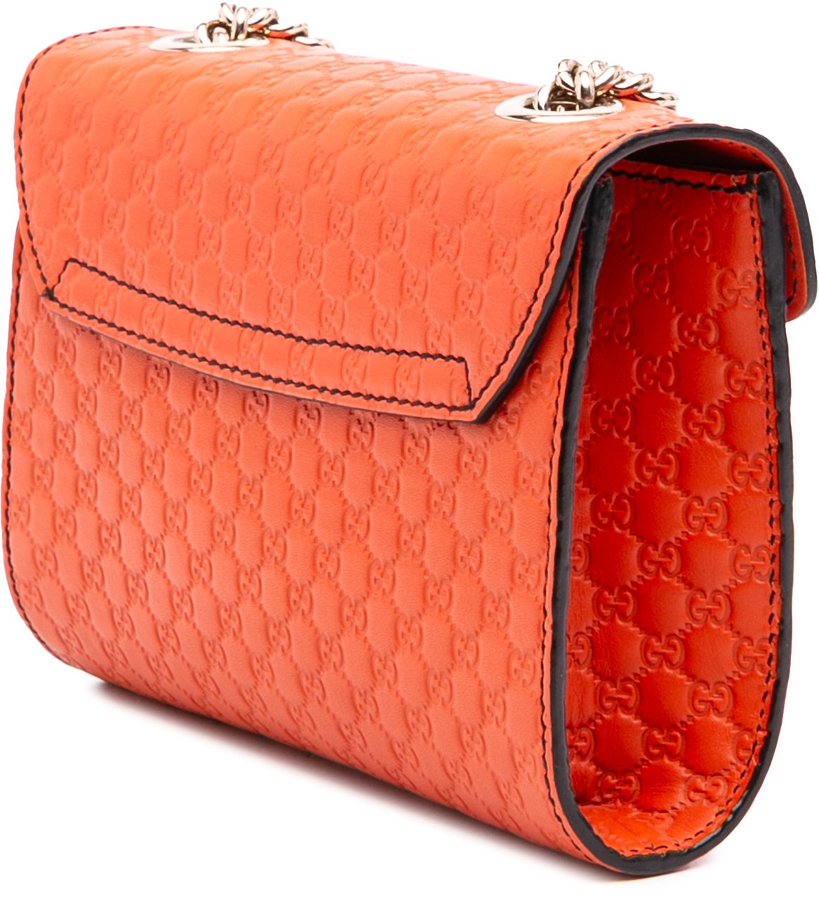 Gucci Mini Microguccissima Emily Crossbody Oranje