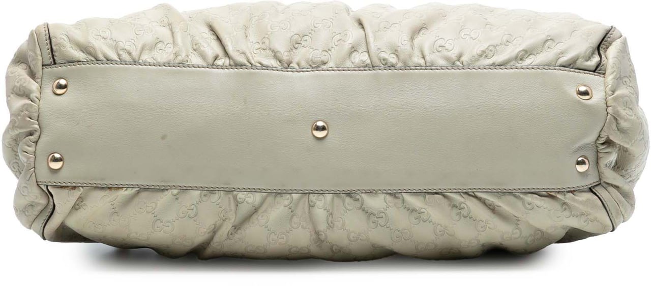 Gucci Guccissima Abbey D Ring Tote Wit