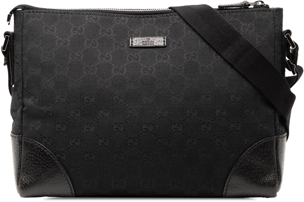 Gucci GG Canvas Crossbody Zwart