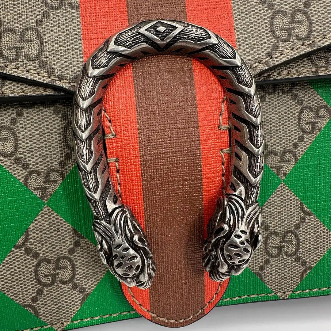 Gucci Gucci Dionysus shoulder bag medium GG Supreme Centum full set / mint condition Beige