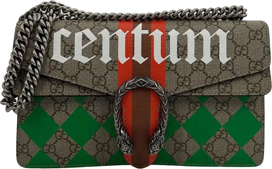 Gucci Gucci Dionysus shoulder bag medium GG Supreme Centum full set / mint condition Beige