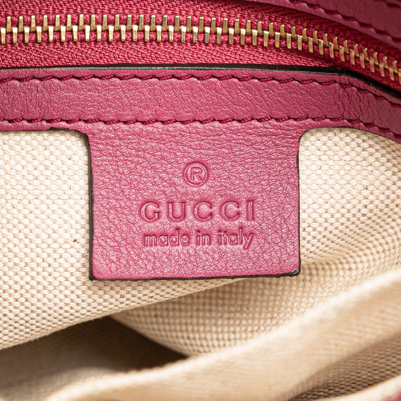 Gucci Small Guccissima Bree Satchel Roze