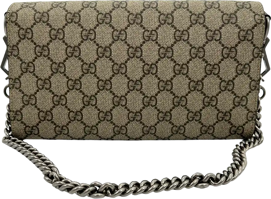 Gucci Gucci Dionysus small shoulder bag with wide shoulder strap / as good as new Beige