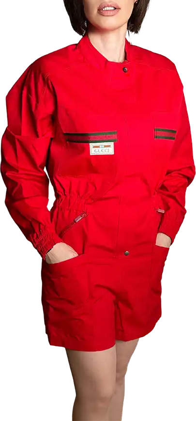 Gucci Gucci jumpsuit red size S unworn with label Rood