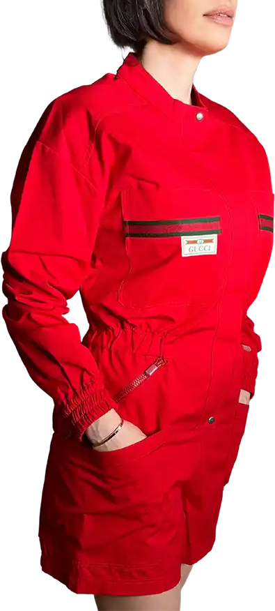 Gucci Gucci jumpsuit red size S unworn with label Rood