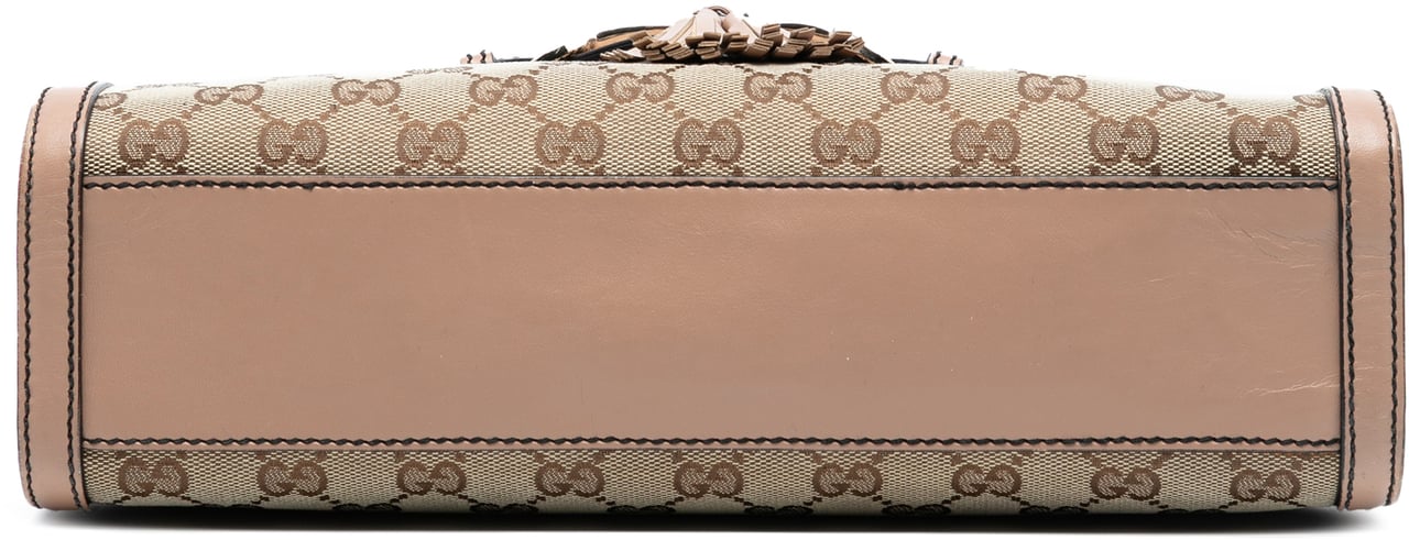 Gucci Medium GG Canvas Emily Shoulder Bag Bruin