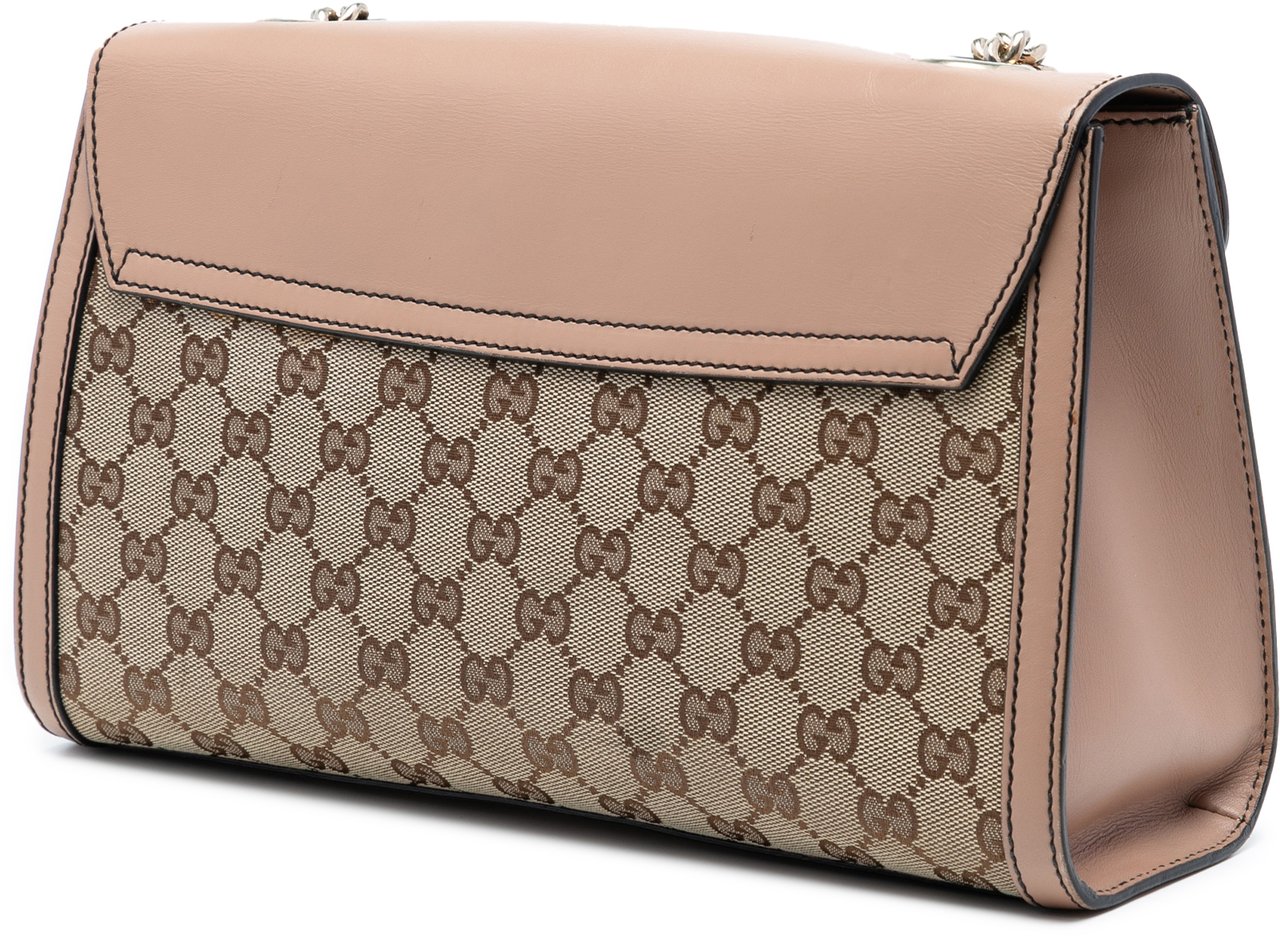 Gucci Medium GG Canvas Emily Shoulder Bag Bruin