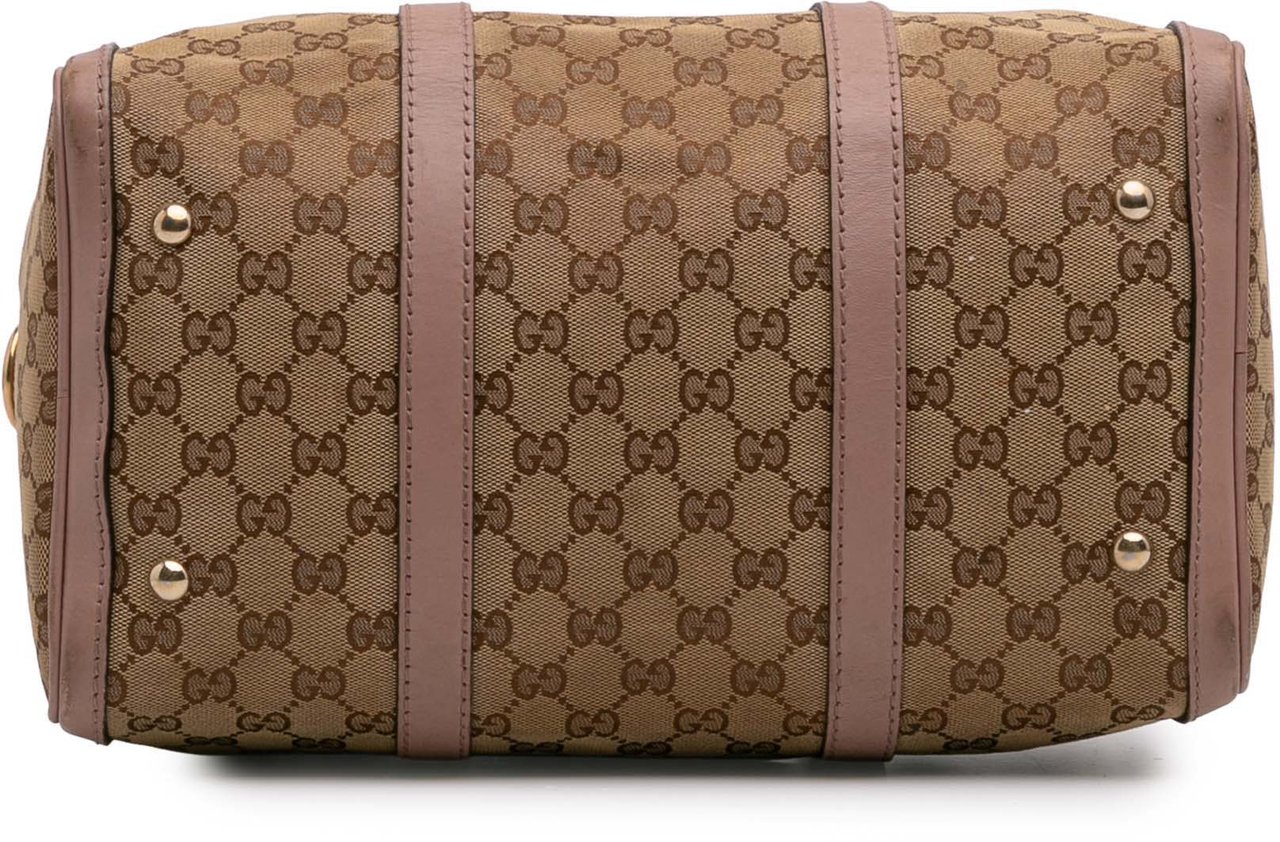 Gucci Medium GG Canvas Joy Boston Bag Bruin