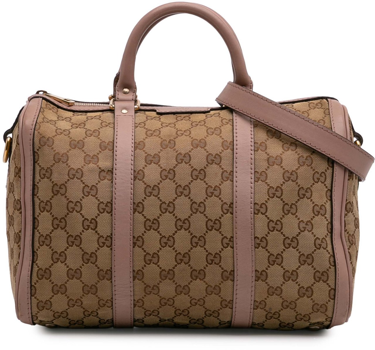 Gucci Medium GG Canvas Joy Boston Bag Bruin