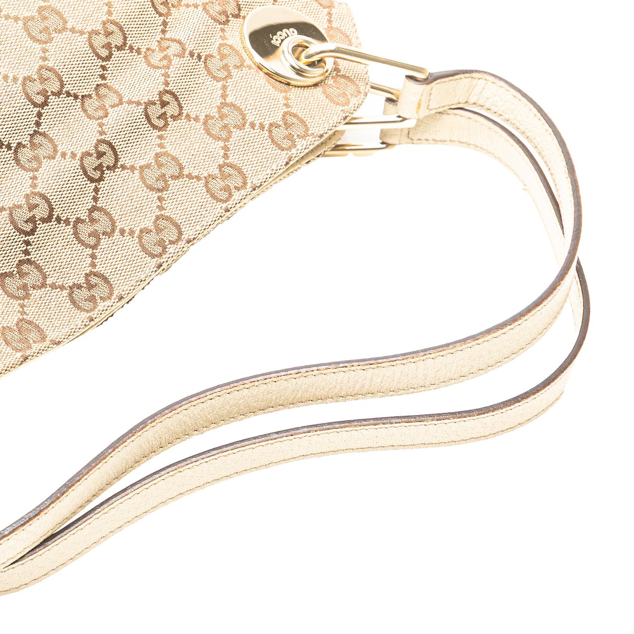 Gucci GG Canvas Eclipse Shoulder Bag Bruin