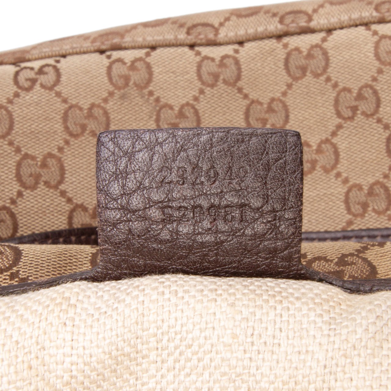 Gucci Large GG Canvas Icon Bit Satchel Bruin