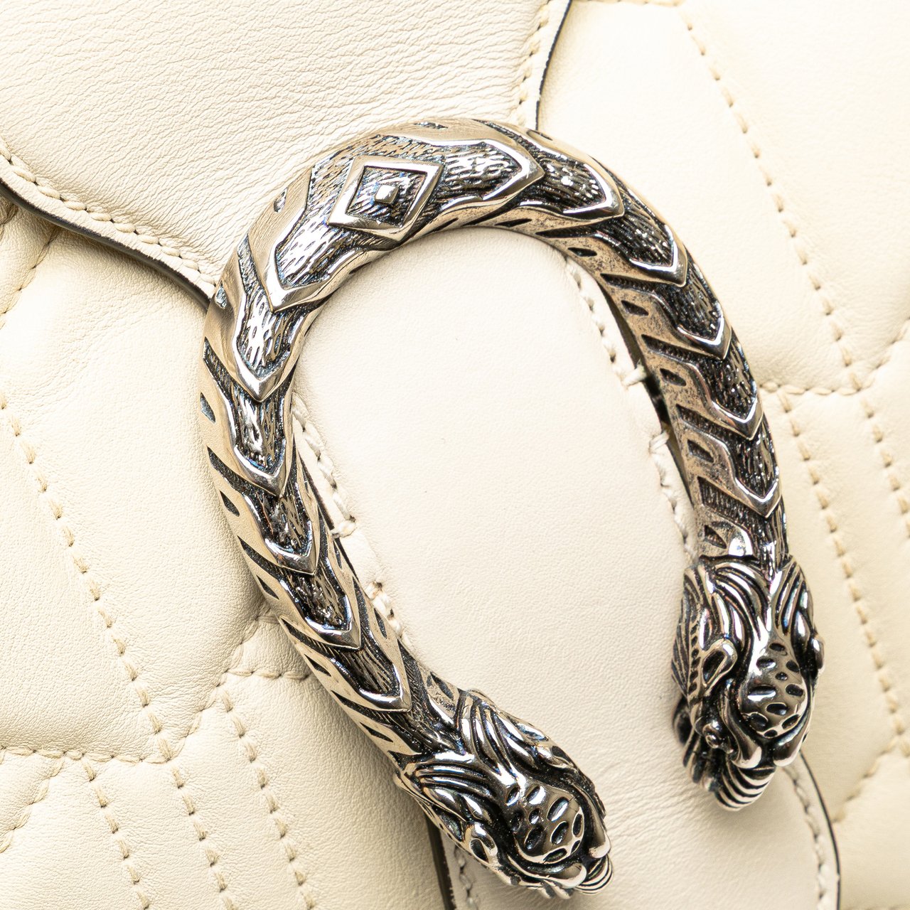 Gucci Quilted Leather Dionysus Web Hobo Wit