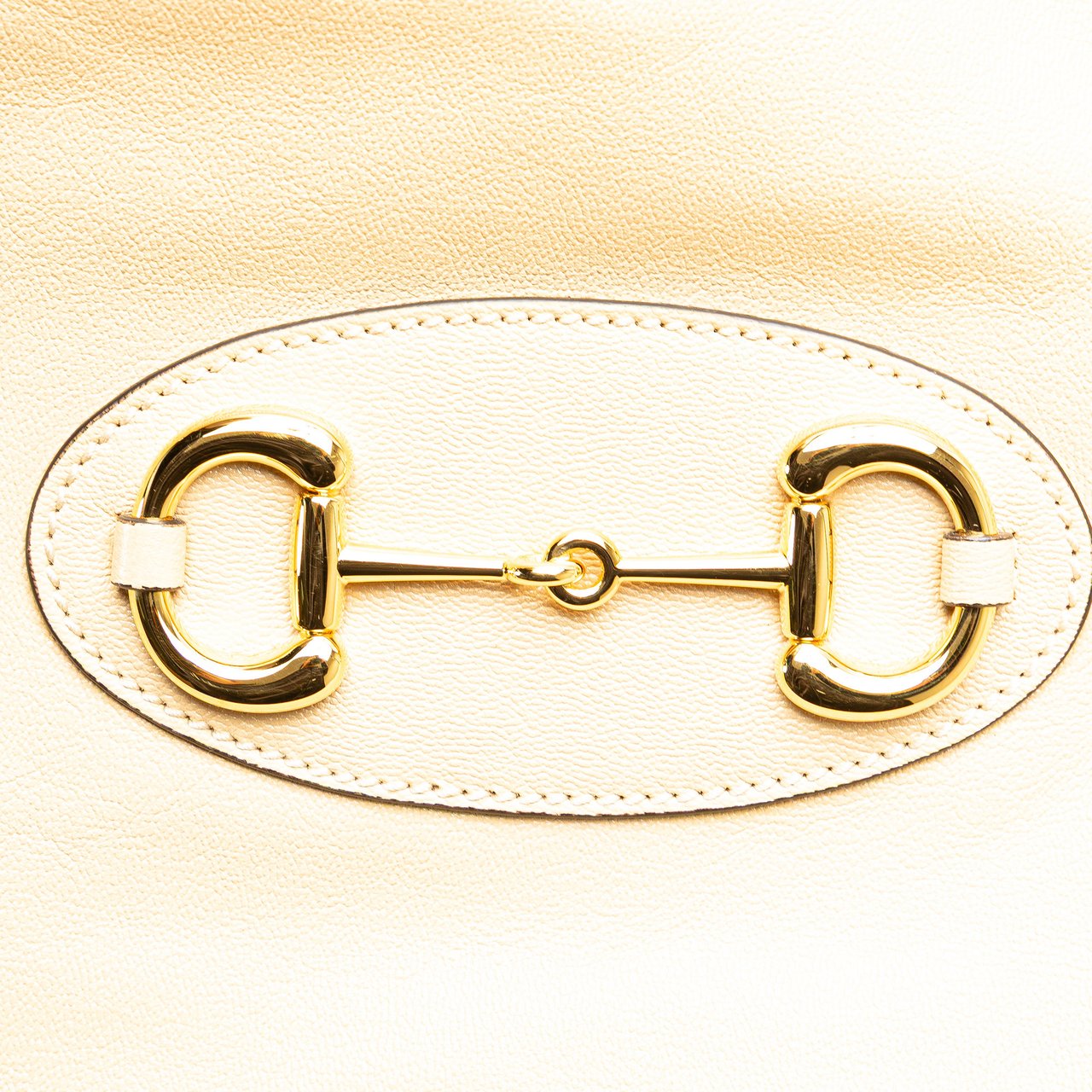Gucci Medium Leather Horsebit 1955 Tote Bruin