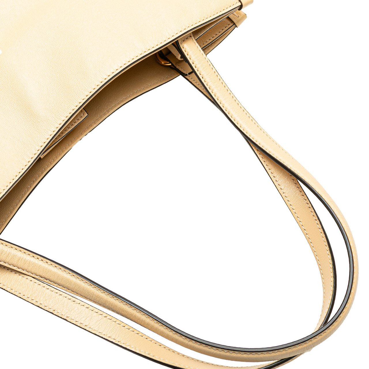 Gucci Medium Leather Horsebit 1955 Tote Bruin