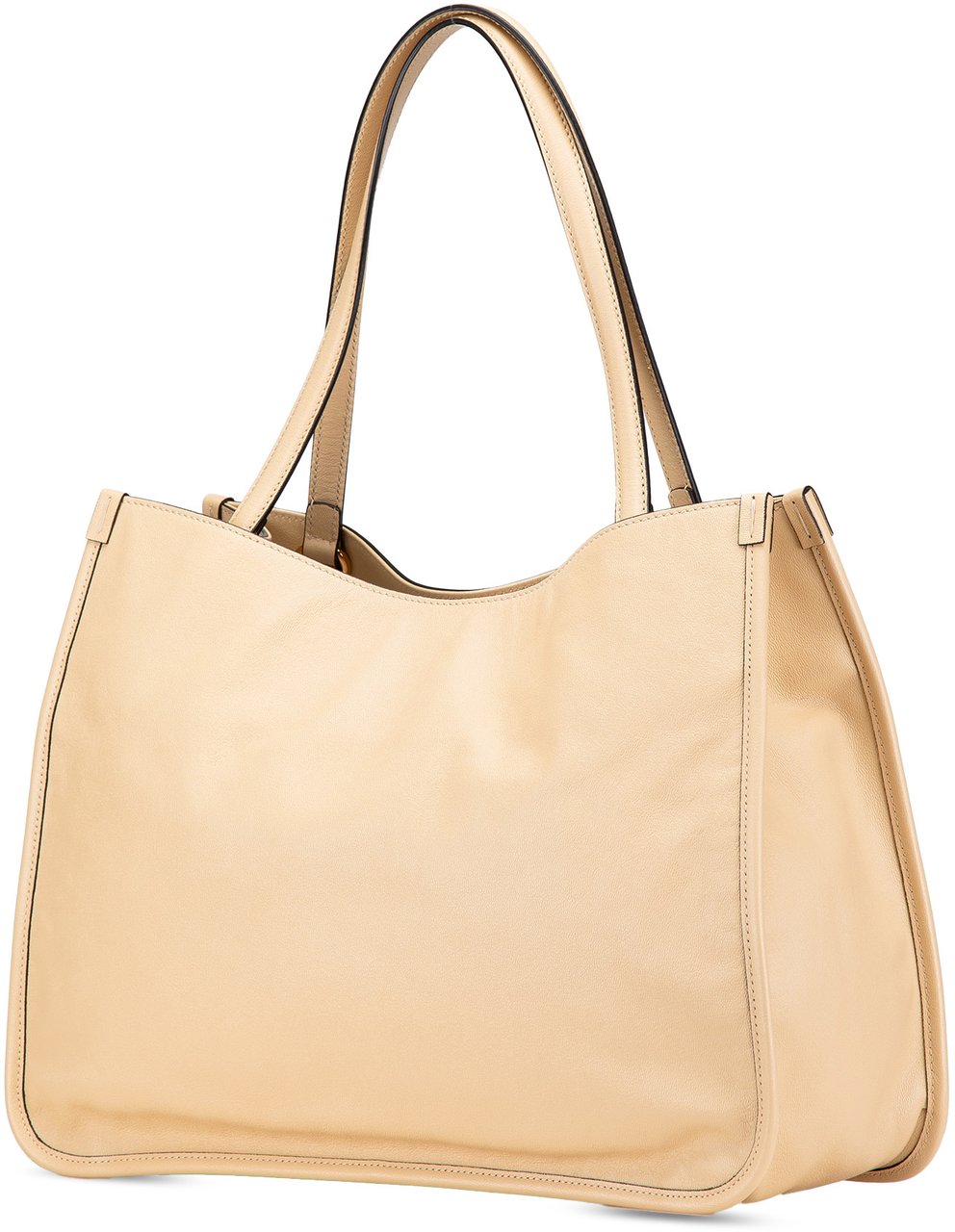 Gucci Medium Leather Horsebit 1955 Tote Bruin