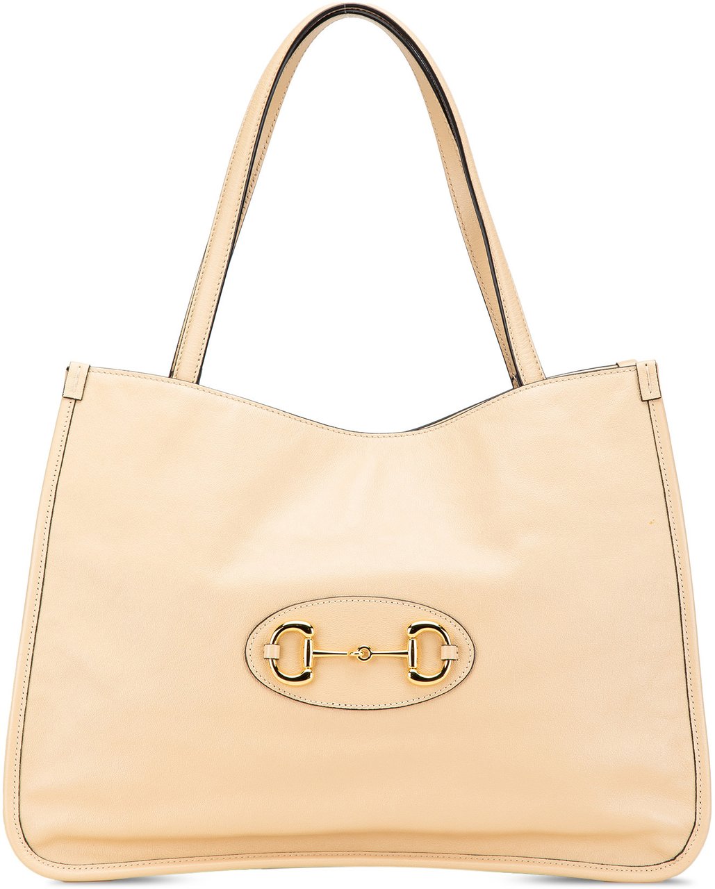 Gucci Medium Leather Horsebit 1955 Tote Bruin