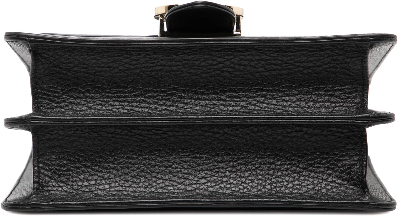 Gucci Small Dollar Calfskin Interlocking G Crossbody Zwart