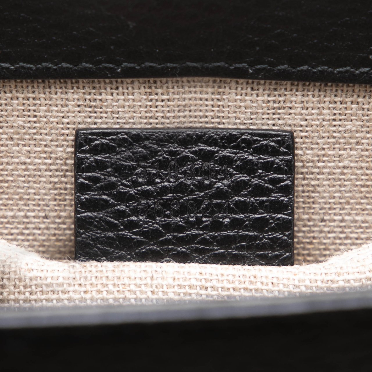 Gucci Small Dollar Calfskin Interlocking G Crossbody Zwart