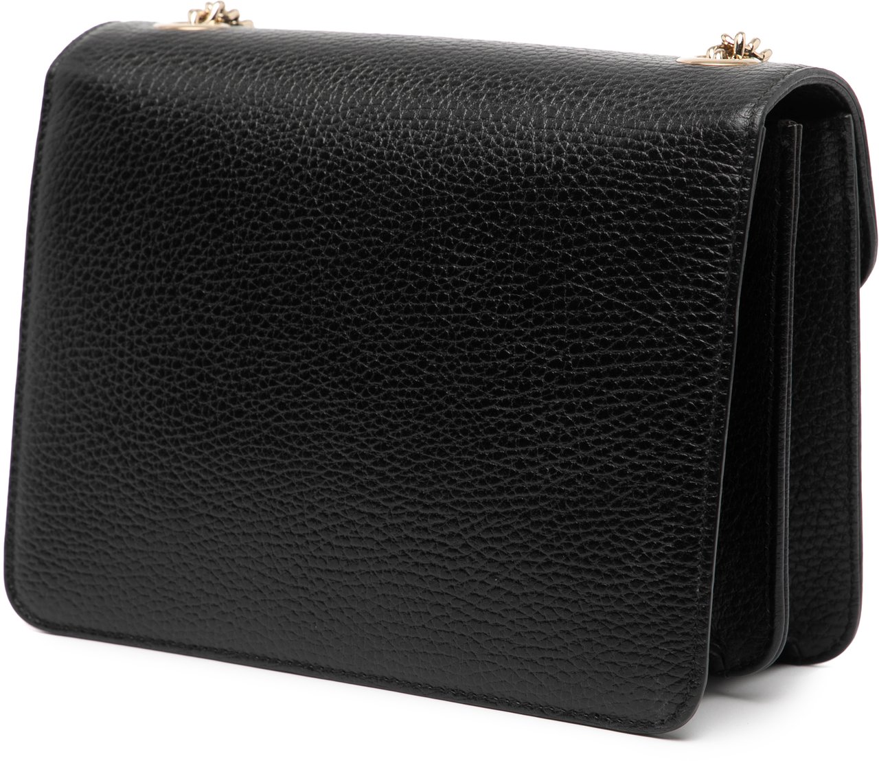 Gucci Small Dollar Calfskin Interlocking G Crossbody Zwart