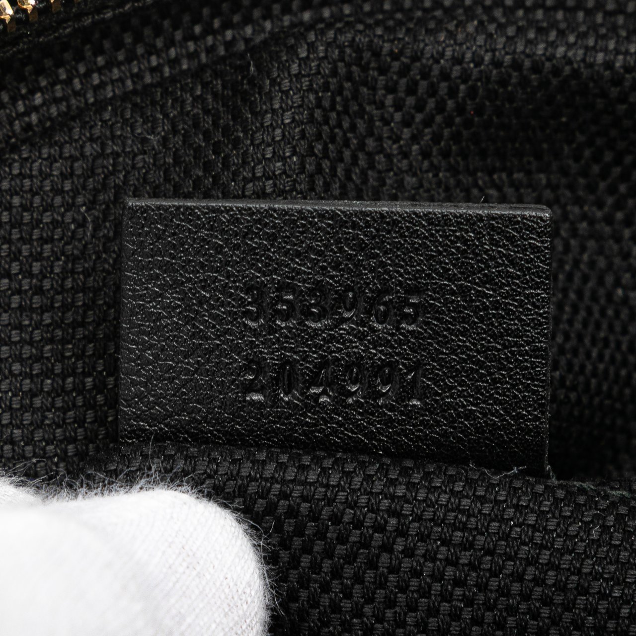 Gucci Mini Patent Soho Chain Bag Zwart