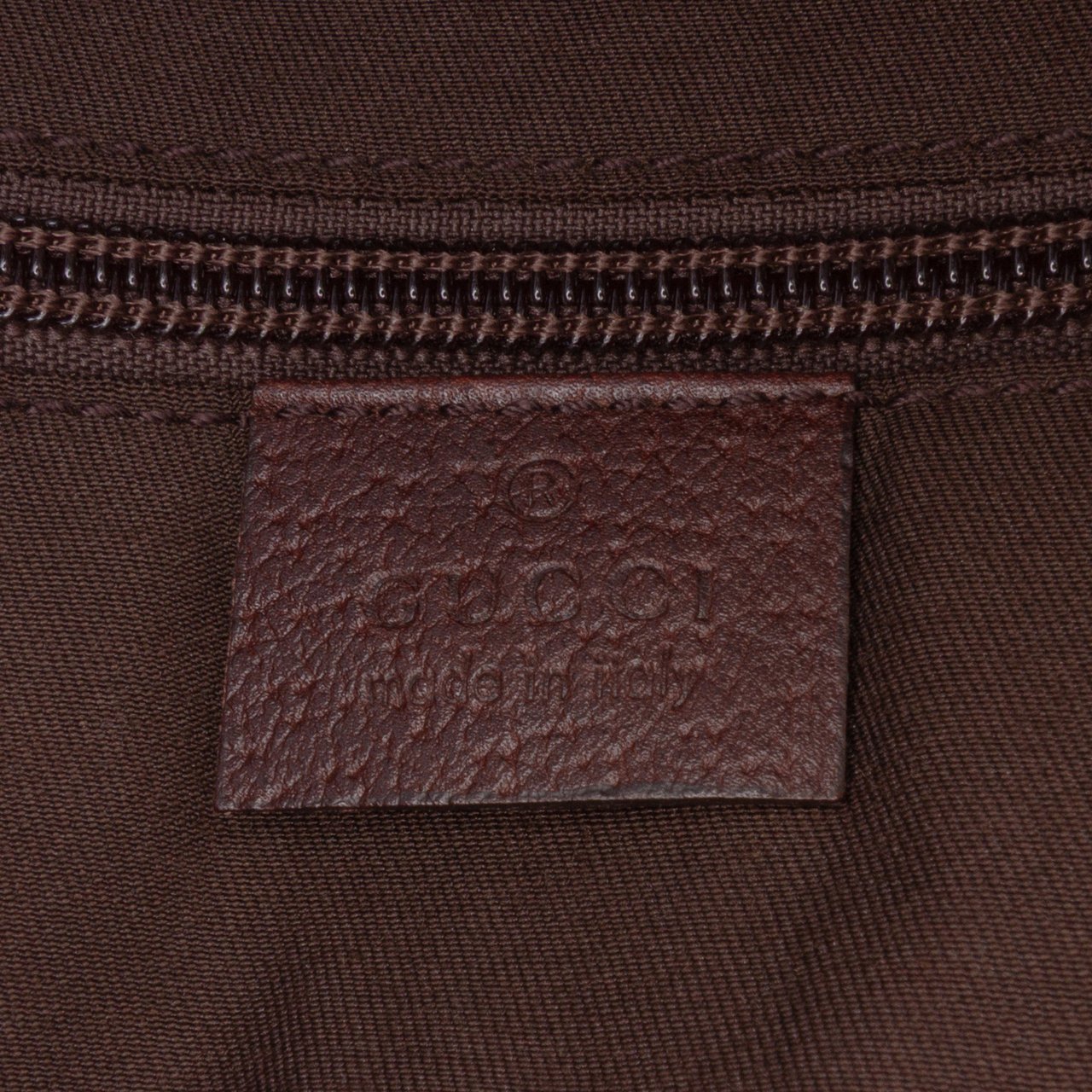 Gucci GG Canvas Web Tote Bruin