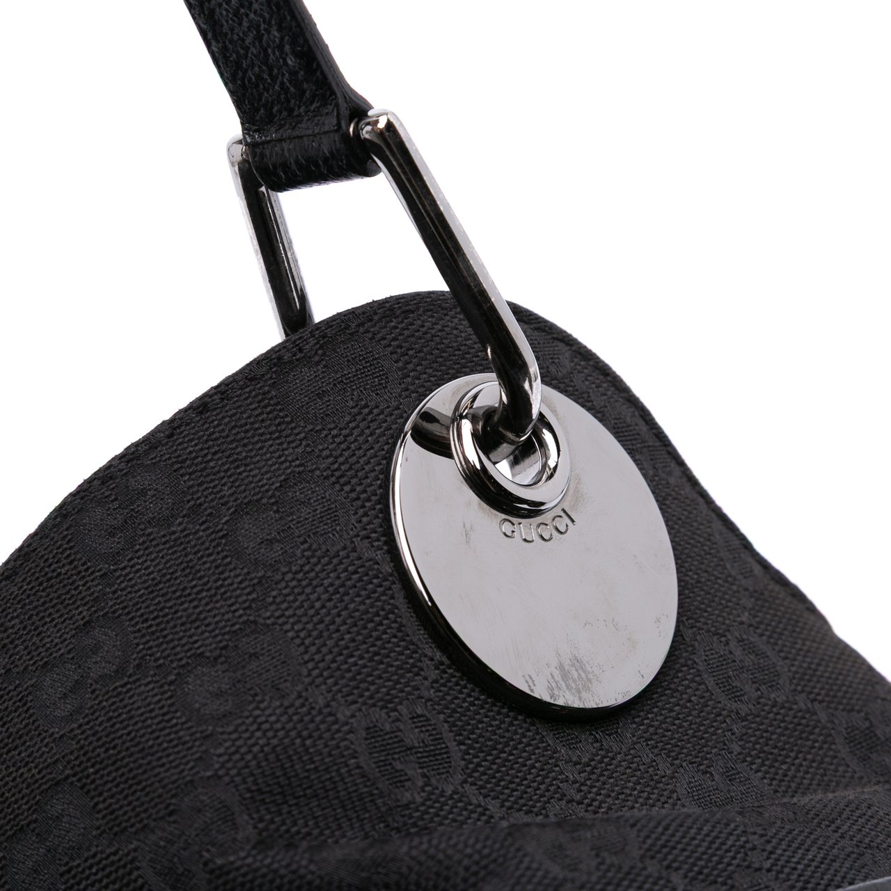 Gucci GG Canvas Eclipse Shoulder Bag Zwart