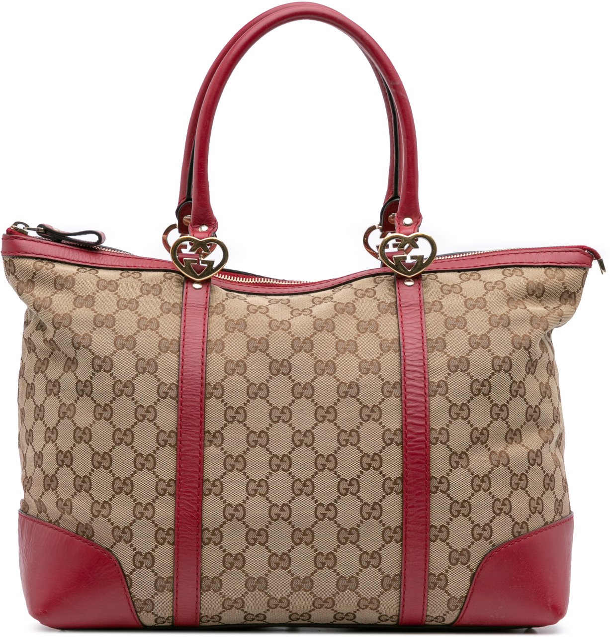 Gucci GG Canvas Lovely Tote Bruin