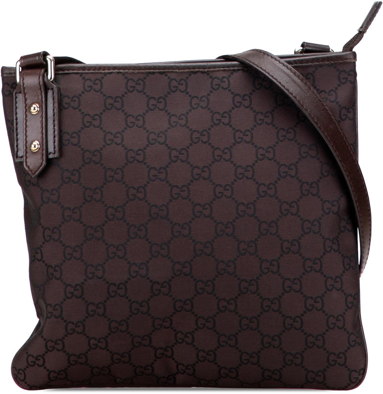 Gucci GG Canvas Crossbody Bruin