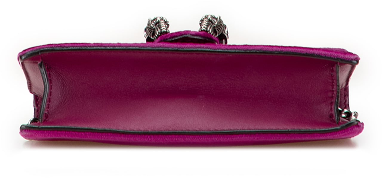 Gucci Mini Velvet Dionysus Crossbody Paars