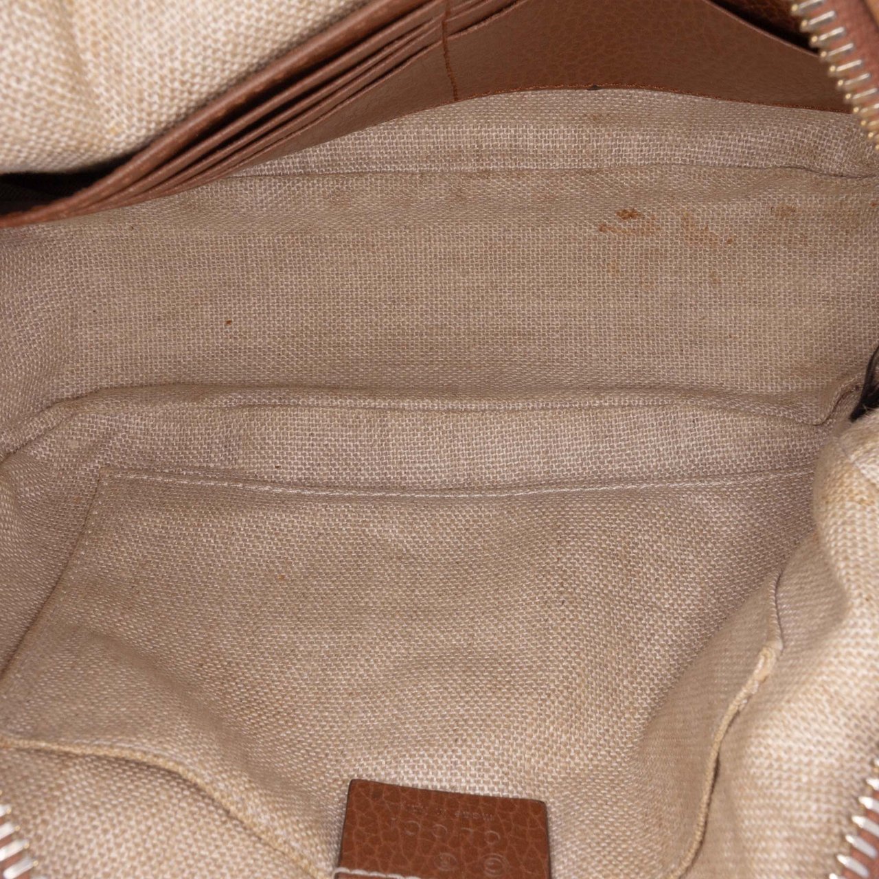 Gucci GG Canvas Bree Crossbody Bruin