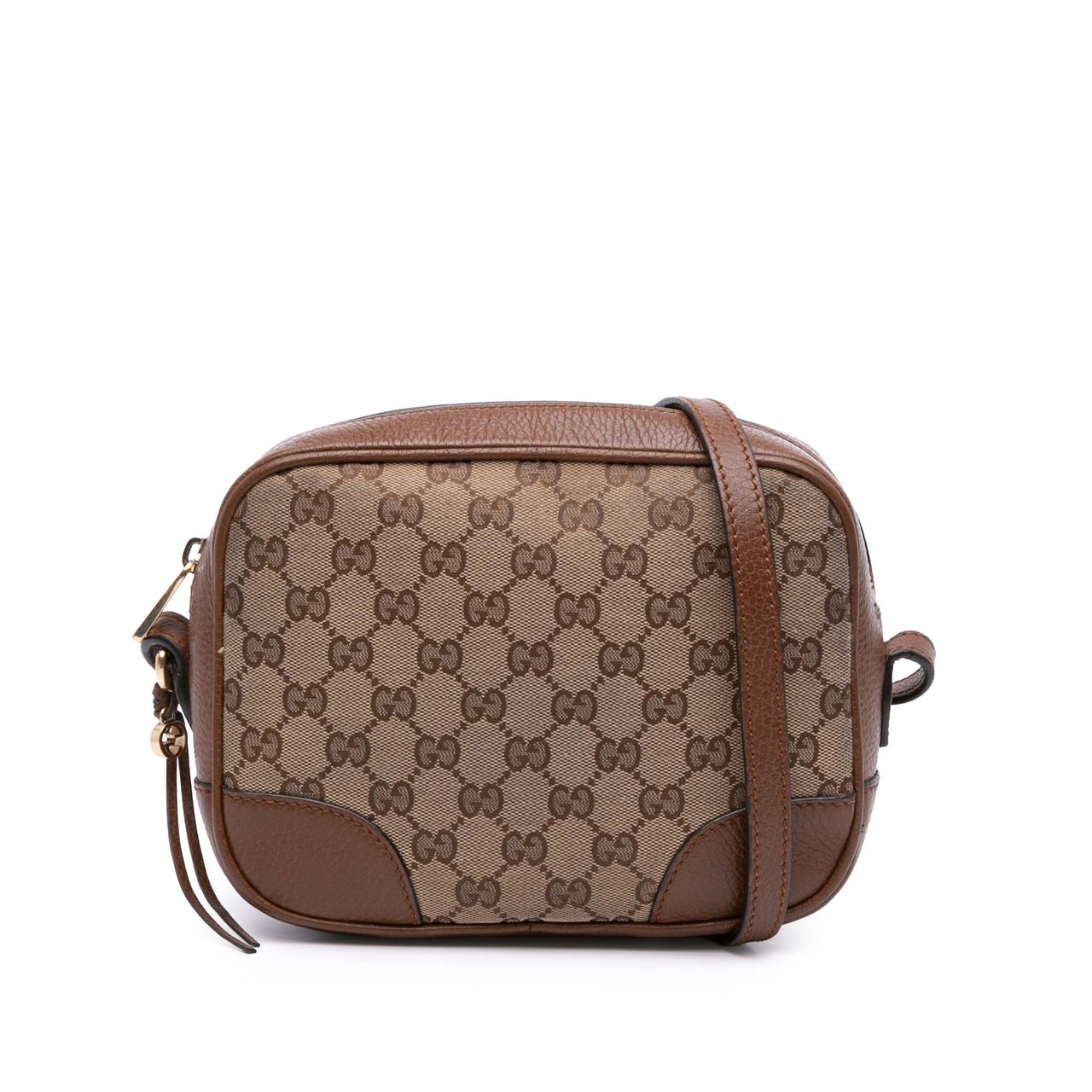 Gucci GG Canvas Bree Crossbody Bruin