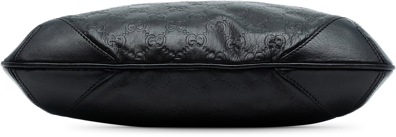 Gucci Guccissima Shoulder Bag Zwart