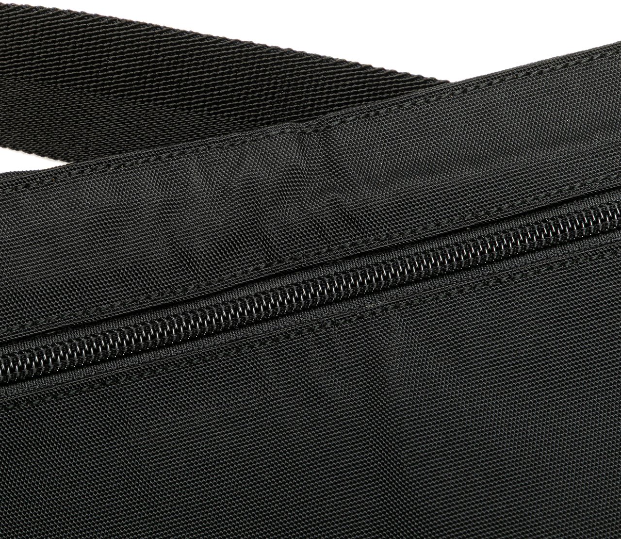 Gucci Nylon Double Pocket Belt Bag Zwart