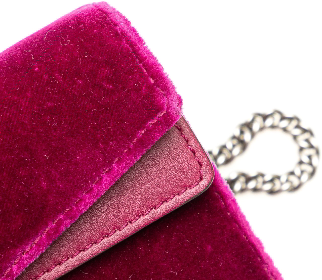 Gucci Mini Velvet Dionysus Crossbody Paars
