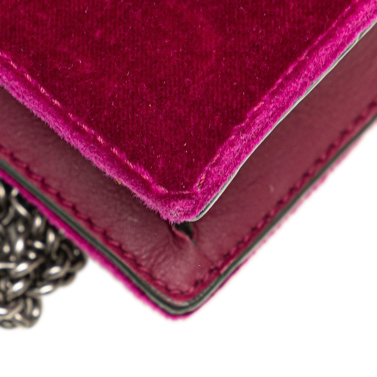 Gucci Mini Velvet Dionysus Crossbody Paars