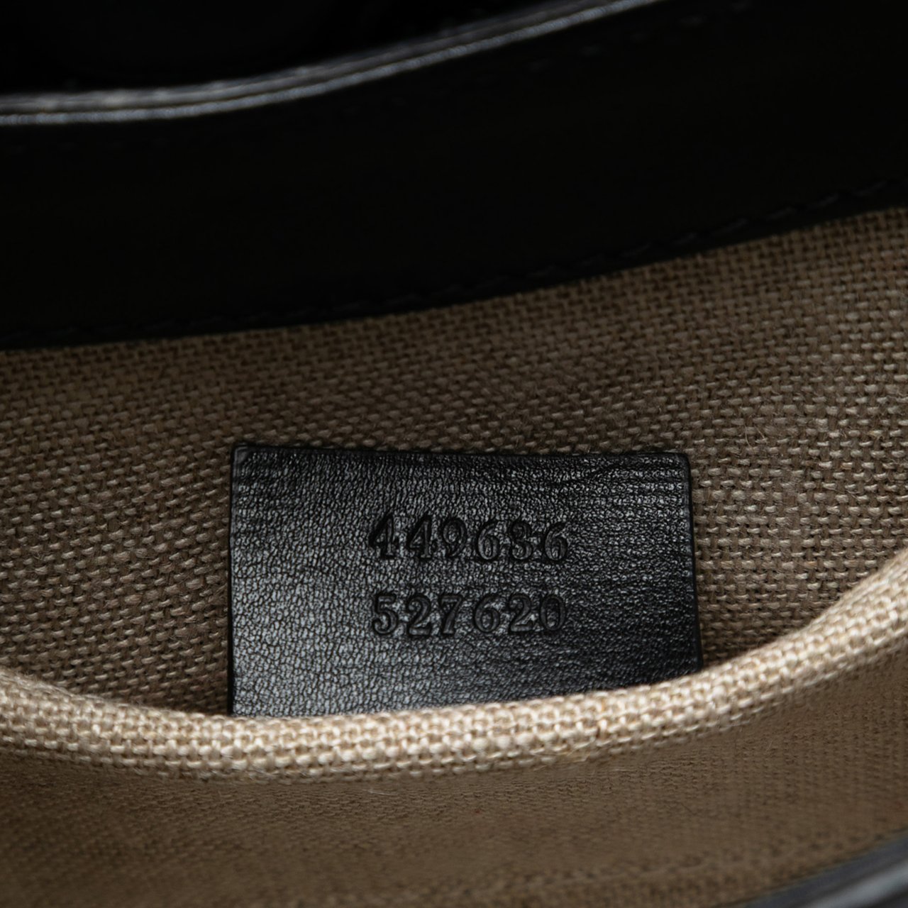 Gucci Mini Microguccissima Emily Crossbody Zwart