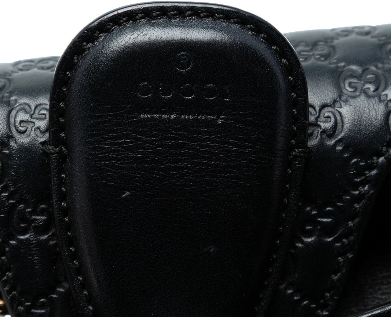 Gucci Mini Microguccissima Emily Crossbody Zwart