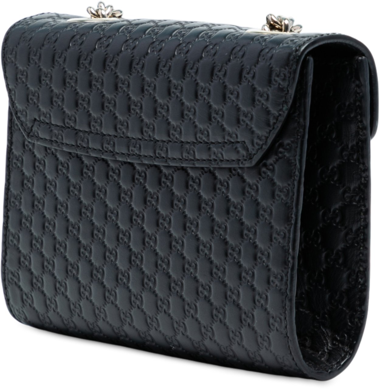 Gucci Mini Microguccissima Emily Crossbody Zwart