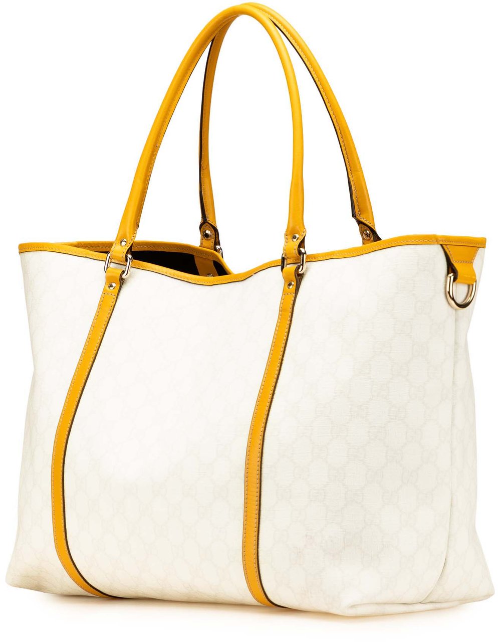 Gucci Medium GG Supreme Joy Tote Wit