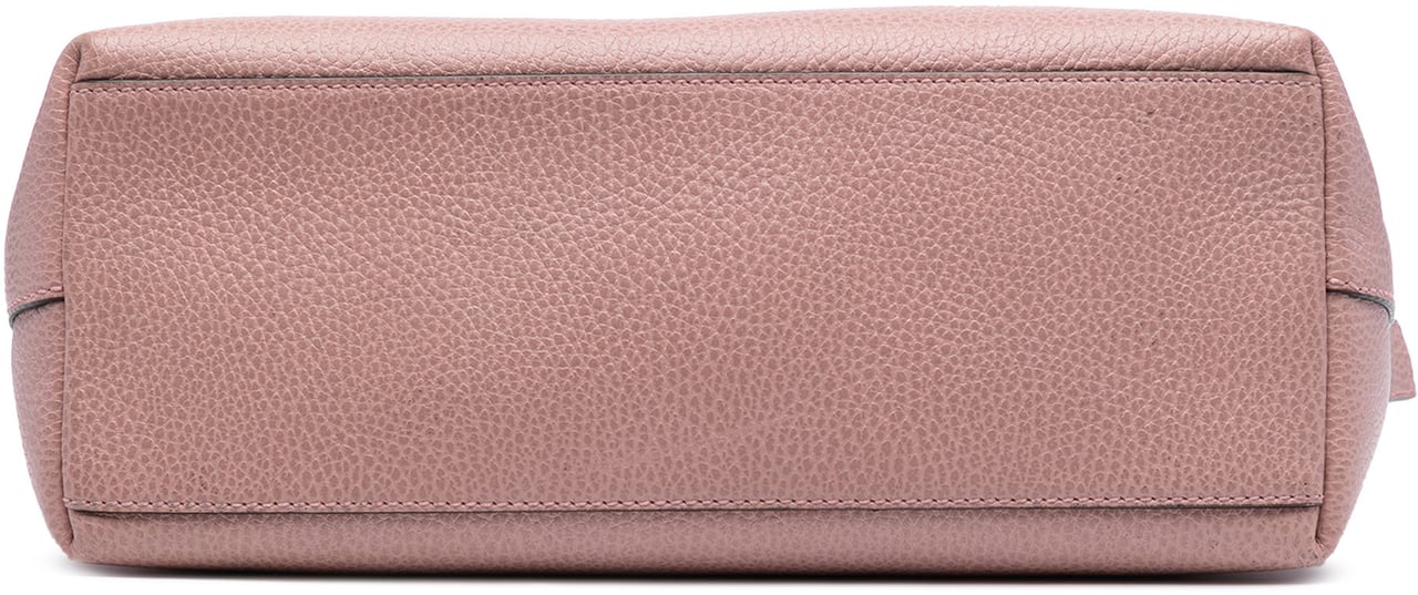Gucci Dollar Calfskin GG Charm Satchel Roze