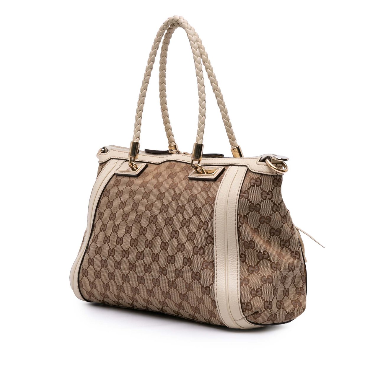 Gucci GG Canvas Bella Satchel Bruin