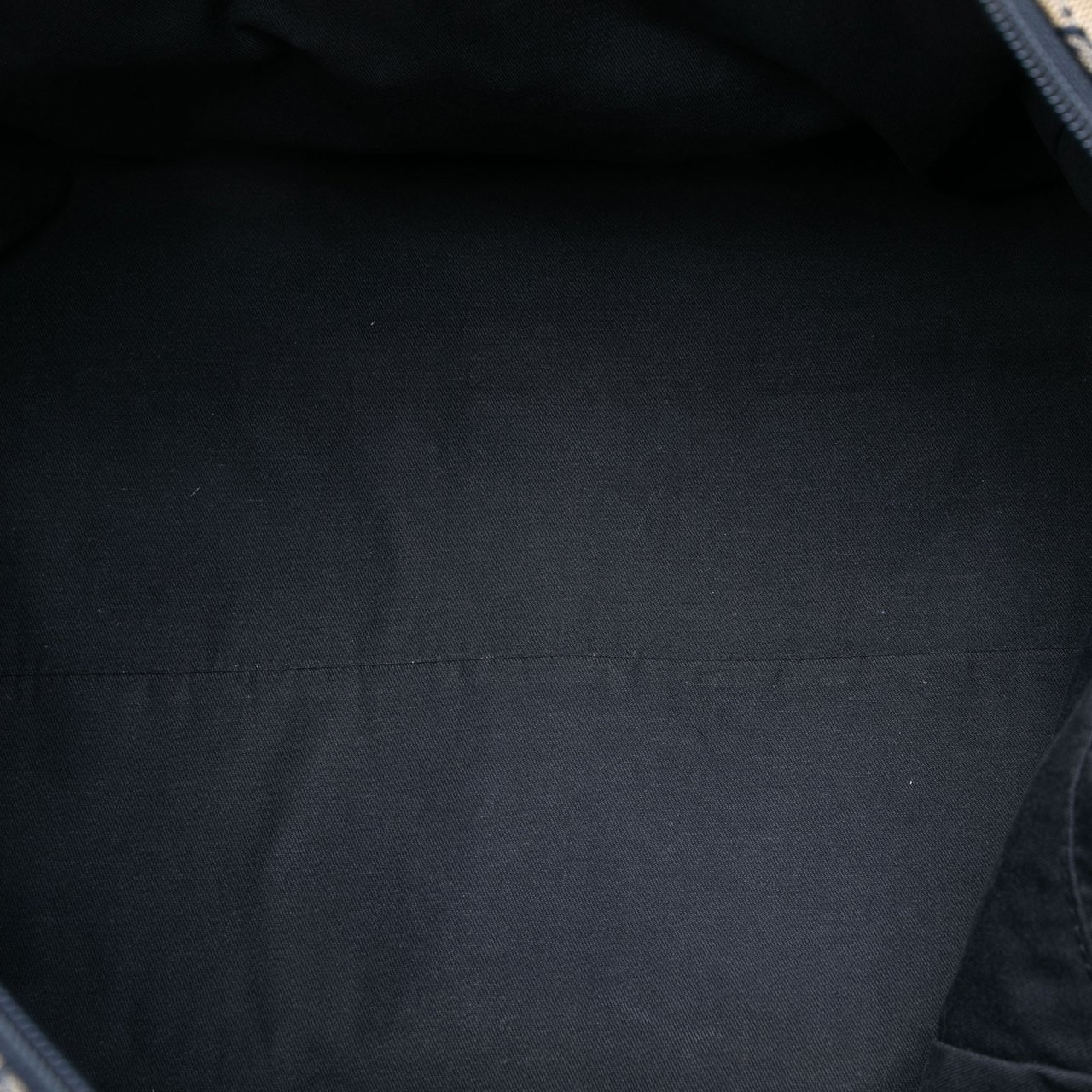 Gucci GG Canvas Web Travel Bag Bruin