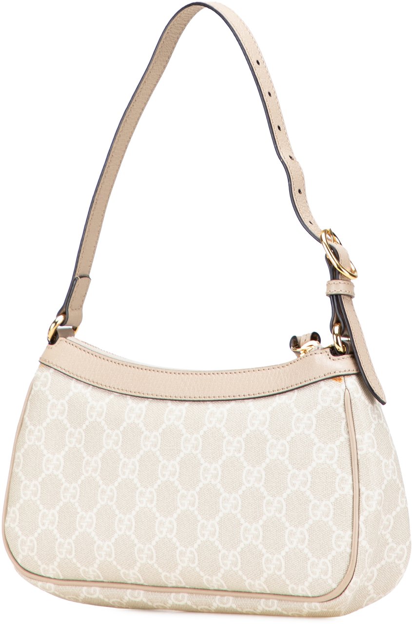 Gucci Small GG Supreme Ophidia Shoulder Bag Grijs